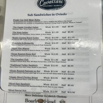 Cavallari Gourmet - Menu - Meat Shops Near Me - Oviedo, Florida Cavallari Gourmet - Menu - Meat Shops Near Me - Oviedo, Florida