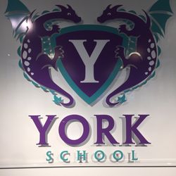 York Elementary School - Crest/Logo in the front entrance.