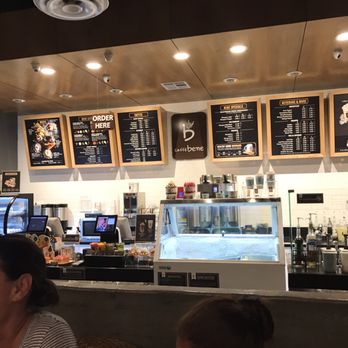 Caffe Bene - Front counter with great decor very inviting.Display of all desserts are helpful. - Coffee & Tea Near Me - Torrance, California