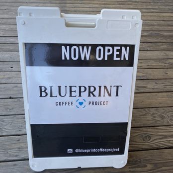 Blueprint Coffee Project - Outdoor frame with business name on it - Coffee & Tea Near Me - Sacramento, California Blueprint Coffee Project - Outdoor frame with business name on it - Coffee & Tea Near Me - Sacramento, California