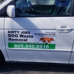 Dirty Jobs Dog Waste Removal - New signs for the van.