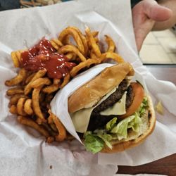 Double cheese burger
