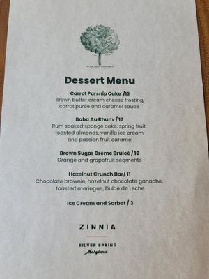 Menu photo 5 Zinnia Silver Spring, MD