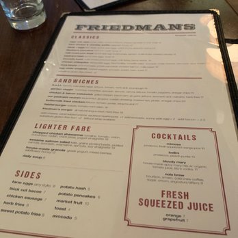 Friedman's - Breakfast & Brunch Near Me - New York, New York Friedman's - Breakfast & Brunch Near Me - New York, New York