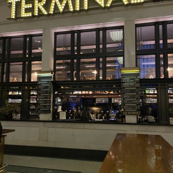 Terminal Bar - Inside signage in the evening - Bars Near Me - Denver, Colorado Terminal Bar - Inside signage in the evening - Bars Near Me - Denver, Colorado