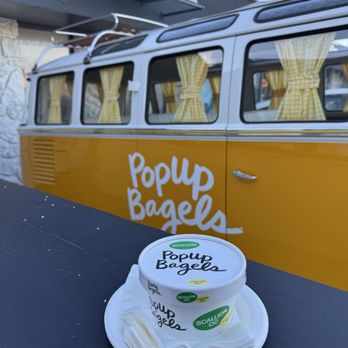 PopUp Bagels - Scallion cream cheese - Bagels Near Me - La Jolla, California