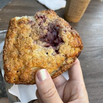 Crooks Coffee - Raspberry lemon scone. With a bite taken out by me before I remembered the photo. Oops! - Coffee & Tea Near Me - Santa Rosa, California Crooks Coffee - Raspberry lemon scone. With a bite taken out by me before I remembered the photo. Oops! - Coffee & Tea Near Me - Santa Rosa, California