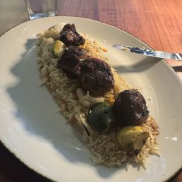 That was the Kabob special Sorry for the dark photo but the restaurant was on the datkside That was the Kabob special Sorry for the dark photo but the restaurant was on the datkside