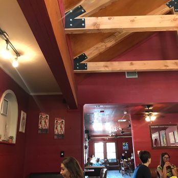 Opa! Greek Cafe - Part of the back looking towards the front (where most of the windows are) - Wine Bars Near Me - Austin, Texas