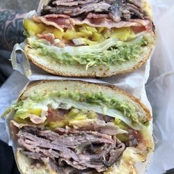 Miners Mart - Britz on the Fritz on a french roll (hot/toasted)