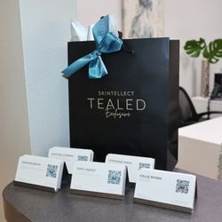 Skintellect Laser & Aesthetics - Tealed Exclusive membership welcome gift bag for VIP clients