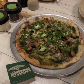 Monkeypod Kitchen - Kalua pork and pineapple pizza--delish. - New American Near Me - Lahaina, Hawaii Monkeypod Kitchen - Kalua pork and pineapple pizza--delish. - New American Near Me - Lahaina, Hawaii