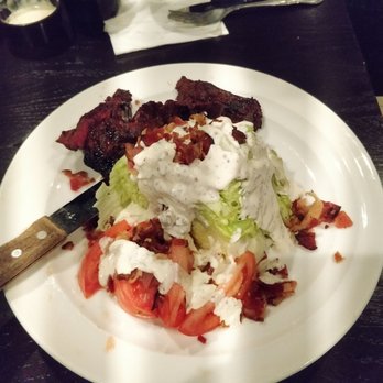 Backyard Brewery - wedge salad and a side of steak - Breweries Near Me - Manchester, New Hampshire Backyard Brewery - wedge salad and a side of steak - Breweries Near Me - Manchester, New Hampshire