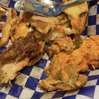 Palmer's Hot Chicken - Off putting orange blob they call cheese on our motherclucker sandwich. - Southern Near Me - Garland, Texas Palmer's Hot Chicken - Off putting orange blob they call cheese on our motherclucker sandwich. - Southern Near Me - Garland, Texas