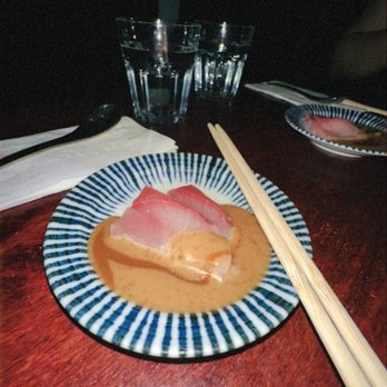 Suki Desu - Hamachi sashimi with sesame dressing - Sushi Bars Near Me - New York, New York