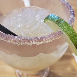 Italian Marg with sugar rim. Cielo has a great margarita selection.