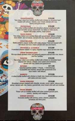 Menu photo 2 La Catrina Authentic Mexican Cuisine Ashland, NH