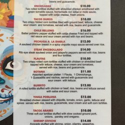 La Catrina Authentic Mexican Cuisine - Lunch menú