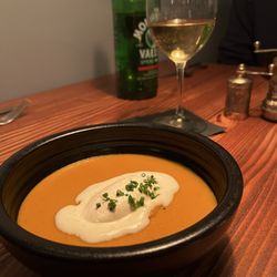Copper Dome - Pumpkin soup & Chardonnay