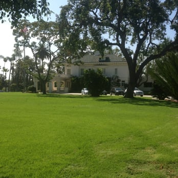Wrigley Gardens - Side view of Wrigley Mansion - Botanical Gardens Near Me - Pasadena, California