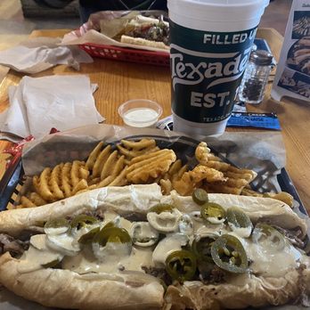 Texadelphia - Philly, and the fries are wonderful! - Sandwiches Near Me - Sunset Valley, Texas