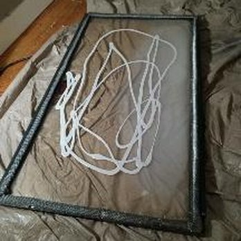Zoom Fireplace Cleaning - cleaning the filthy glass - Fireplace Services Near Me