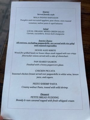Menu photo 1 Cracked Pepper Bistro Fresno, CA