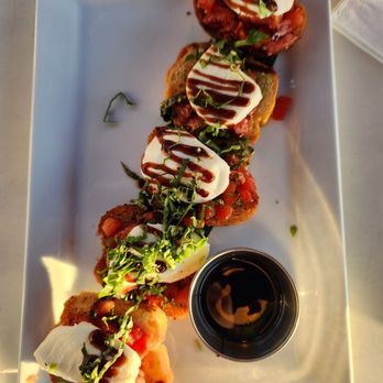The Cliff Restaurant - Bruschetta - American Near Me - Laguna Beach, California The Cliff Restaurant - Bruschetta - American Near Me - Laguna Beach, California