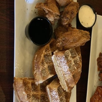 Noir Restaurant & Lounge - Chicken and Waffle Brunch Big Plate - New American Near Me - Baltimore, Maryland Noir Restaurant & Lounge - Chicken and Waffle Brunch Big Plate - New American Near Me - Baltimore, Maryland