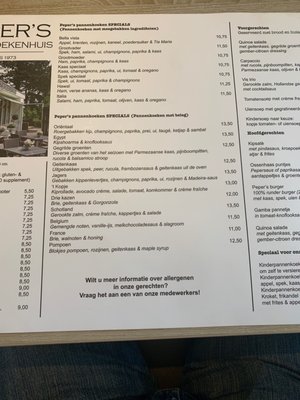Menu photo 1 Peper's Pannekoekhuis Bloemendaal, NH