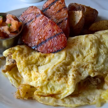 Island Lava Java - The luau omelette featuring roasted kalua pork, grilled pineapple, onion, cheddar & jack cheese. - American Near Me - Kailua Kona, Hawaii Island Lava Java - The luau omelette featuring roasted kalua pork, grilled pineapple, onion, cheddar & jack cheese. - American Near Me - Kailua Kona, Hawaii