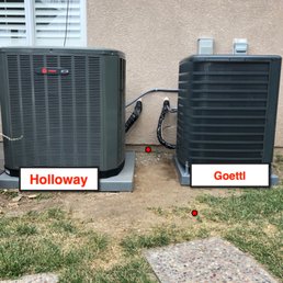 Holloway 14.5 SEER unit installed on 6/12