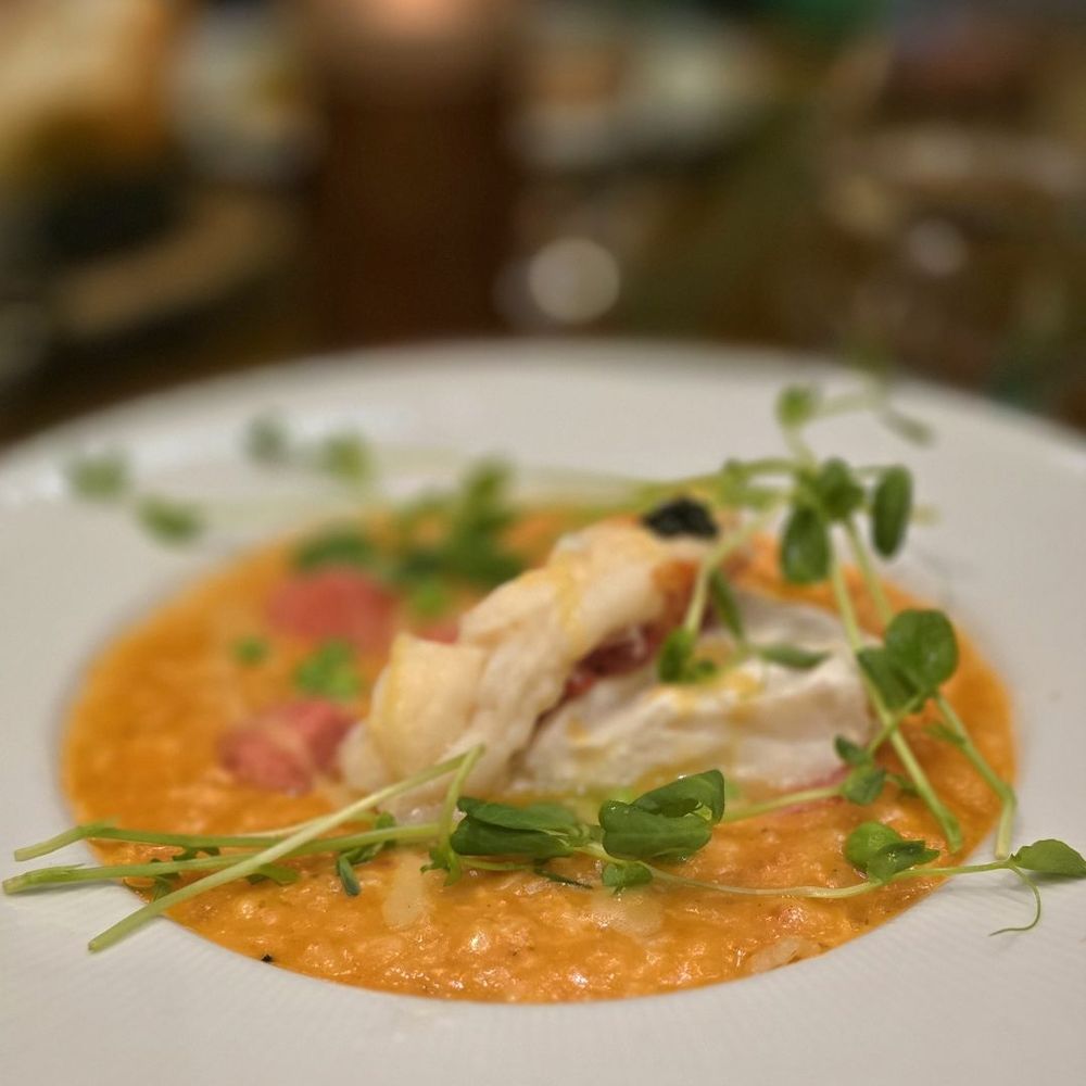 Atlas Steak + Fish - Halibut + Lobster Risotto - Steakhouses Near Me - Burnaby, British Columbia