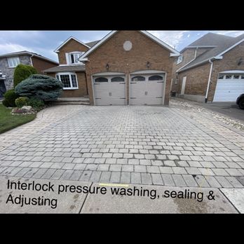 RightWay Concrete - This house had plants growing up in between their interlocking so I had to pressure wash it and re-seal it again - Masonry/Concrete Near Me RightWay Concrete - This house had plants growing up in between their interlocking so I had to pressure wash it and re-seal it again - Masonry/Concrete Near Me
