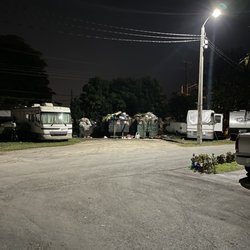 Boardwalk RV Resort - Overflowing dumpsters.