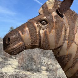 Ricardo Breceda's Art Gallery - Zebra metal sculpture