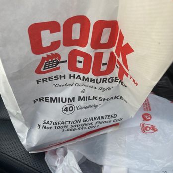 Cook Out - a bag of fresh hamburgers - Hot Dogs Near Me - Pooler, Georgia Cook Out - a bag of fresh hamburgers - Hot Dogs Near Me - Pooler, Georgia