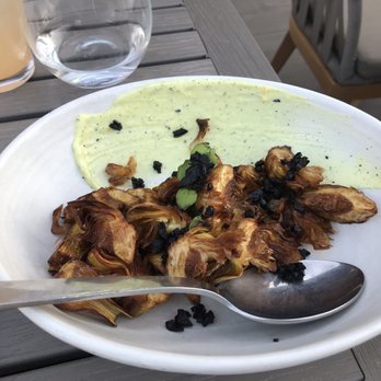 Level 5 Rooftop Restaurant - Fried artichokes - Cocktail Bars Near Me - Albuquerque, New Mexico