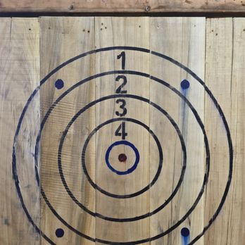 Dungeon Throwers - Axe Target at Dungeon Throwers, Madison axe throwing - Axe Throwing Near Me - Madison, Wisconsin