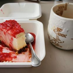 The Rustic Table - NY style cheesecake with fresh strawberries ... it just makes your mouth water