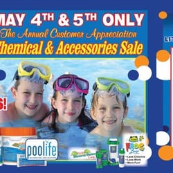 Pool Chemicals & Accessories Sale May 4th & 5th ONLY!