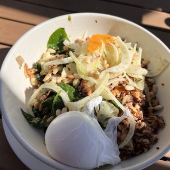 Rize Carmel - Quinoa bowl sub poached egg. Solid 5 stars! - Breakfast & Brunch Near Me - Carmel, Indiana