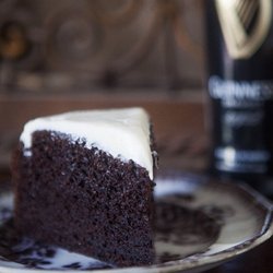 White Cloud Diner - Homemade Guinness Chocolate Cake with cream cheese frosting