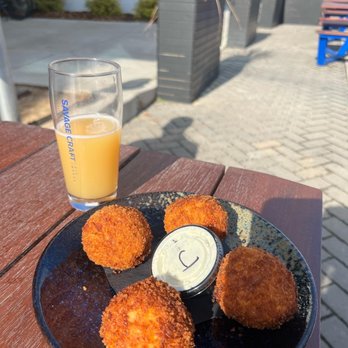 Savage Craft Ale Works - Mac & Cheese Bites - Breweries Near Me - West Columbia, South Carolina Savage Craft Ale Works - Mac & Cheese Bites - Breweries Near Me - West Columbia, South Carolina