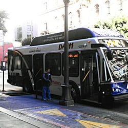 DASH - DASH bus stop on 7th Street