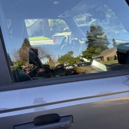 Tint removed and windows looking clear and clean Tint removed and windows looking clear and clean