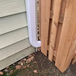 Boulevard Building Company - Cut as much fence away as I could but half blocked from my new installation.