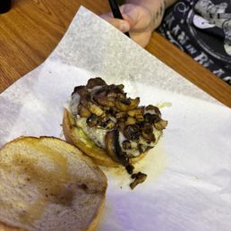 Mushroom Swiss Burger