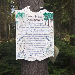 In addition to a hiking trail, this is also home to many Fairy Houses! In addition to a hiking trail, this is also home to many Fairy Houses!