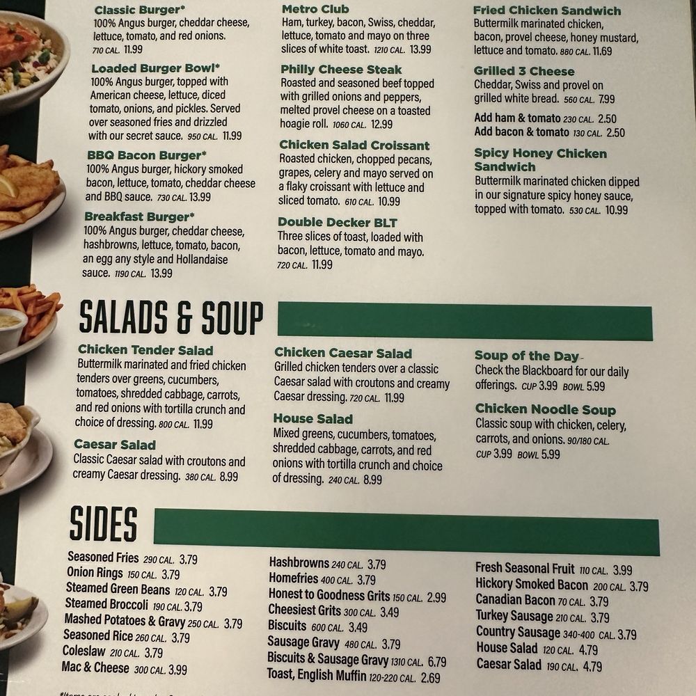 Metro Diner - Lunch menu - Breakfast & Brunch Near Me - Orange Park, Florida Metro Diner - Lunch menu - Breakfast & Brunch Near Me - Orange Park, Florida